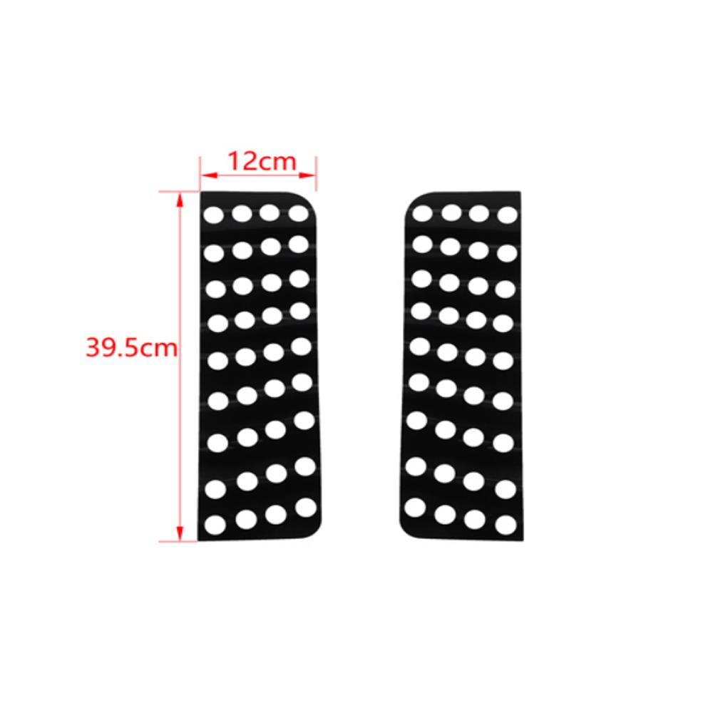 Car Rear Triangle Window Glass Panel Decoration Cover Stickers for Jeep Wrangler JK 4-Doors 2007-2017 Auto Exterior Accessories