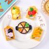 Large Creative Food Toys: Vegetable Cutting Board Resin Ornaments