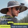 Solar Fan Wide Brim Outdoor Sun Hat