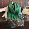 Foulard in Seta Ispirato alle Farfalle con Stile Elegante per Accessori Moda Primavera Estate