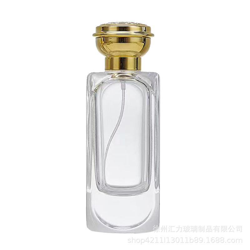 100ml Large-Capacity High-End Glass Spray Perfume Bottle for Private Fragrance Decanting and Major Brands
