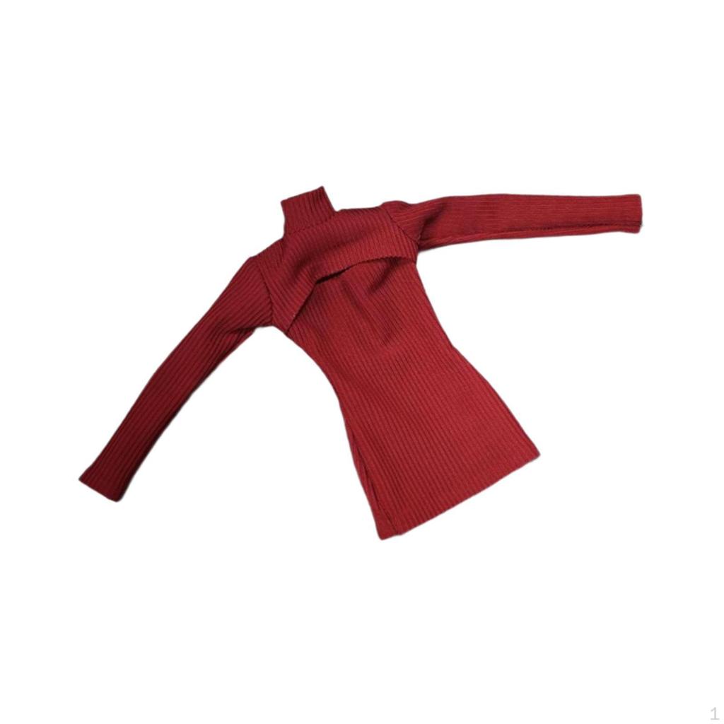 1/6 Scale Figure Short Dresses Dress Up Fashion Retro Stylish Miniature Trendy Clothing for 12''