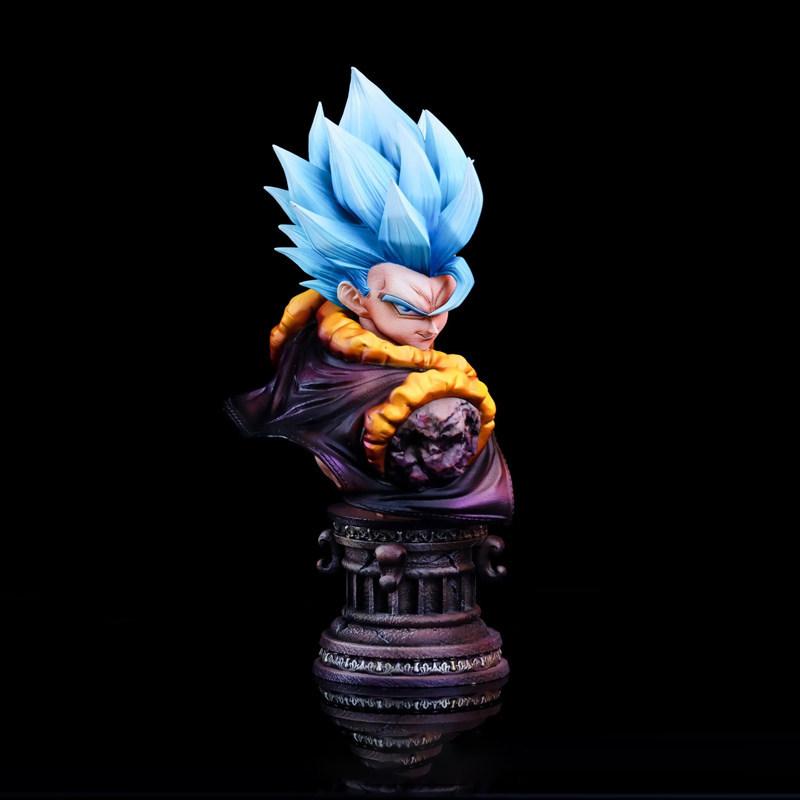 Jt Studio Yun Qi Gogeta 45cm Three Headed Carved Dragon Ball Animation Character Gk Hand Made Model Collection Ornaments Gifts