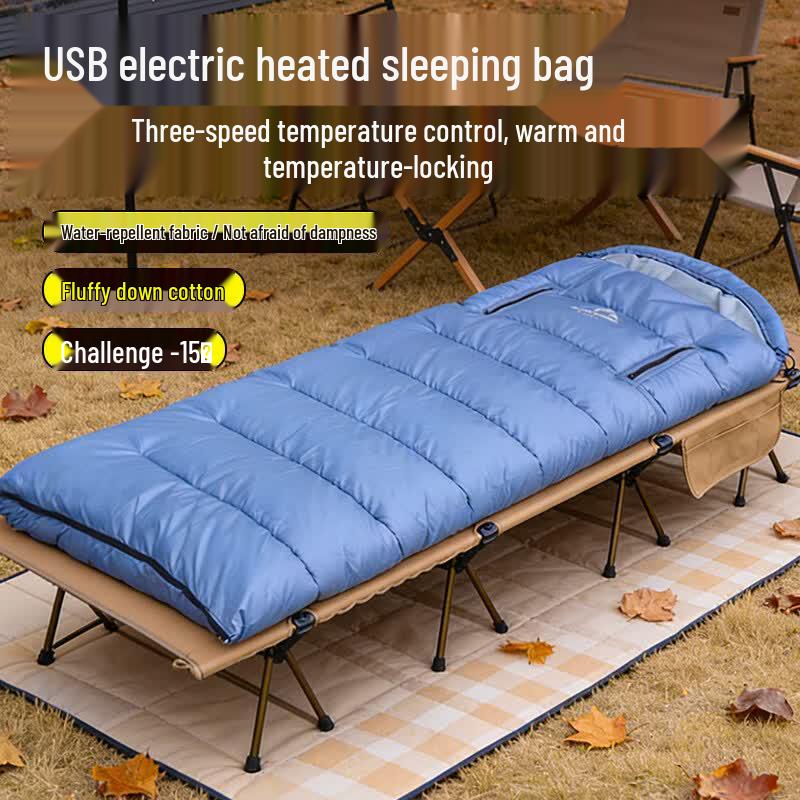 Super Wanderer USB Heated Camping Sleeping Bag
