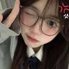 No Makeup, Large Frame Myopia Glasses, Women'S Anti-Blue Light Flat Glasses, Men'S Round Face Is Thin, And Can Be Equipped With Degree Glasses Frames.