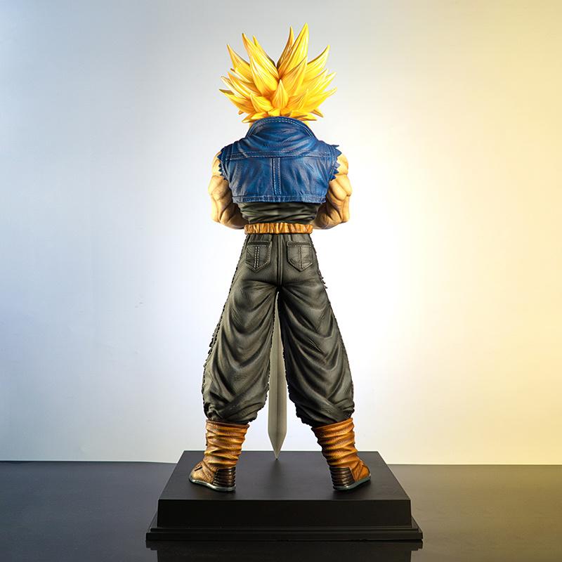 In Stock Dragon Ball Z Figure 2% Trunks And Grand Priest Jt Statue Action Model Future Trunks Super Saiyan Collectible Plaything Gift