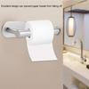 Wall Mount Tissue Roll Rack Silver Paper Roll Holder Durable Paper Roll Rack  Space Saving