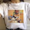 T-Shirt Women Summer Harajuku Art Painting Print Ladies Tee Tops Casual Short Sleeve Fashion Streetwear 2025 Tee Shirt Femme