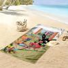 Bing Print Beach Towel, Large Soft Quick Dry Towel for Beach Camping Swimming