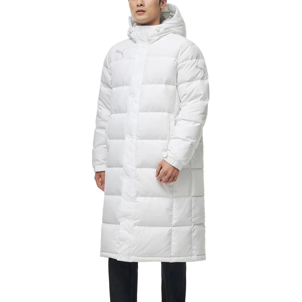 PUMA Down Jackets Unisex White Hooded Thickened Other 932547-02