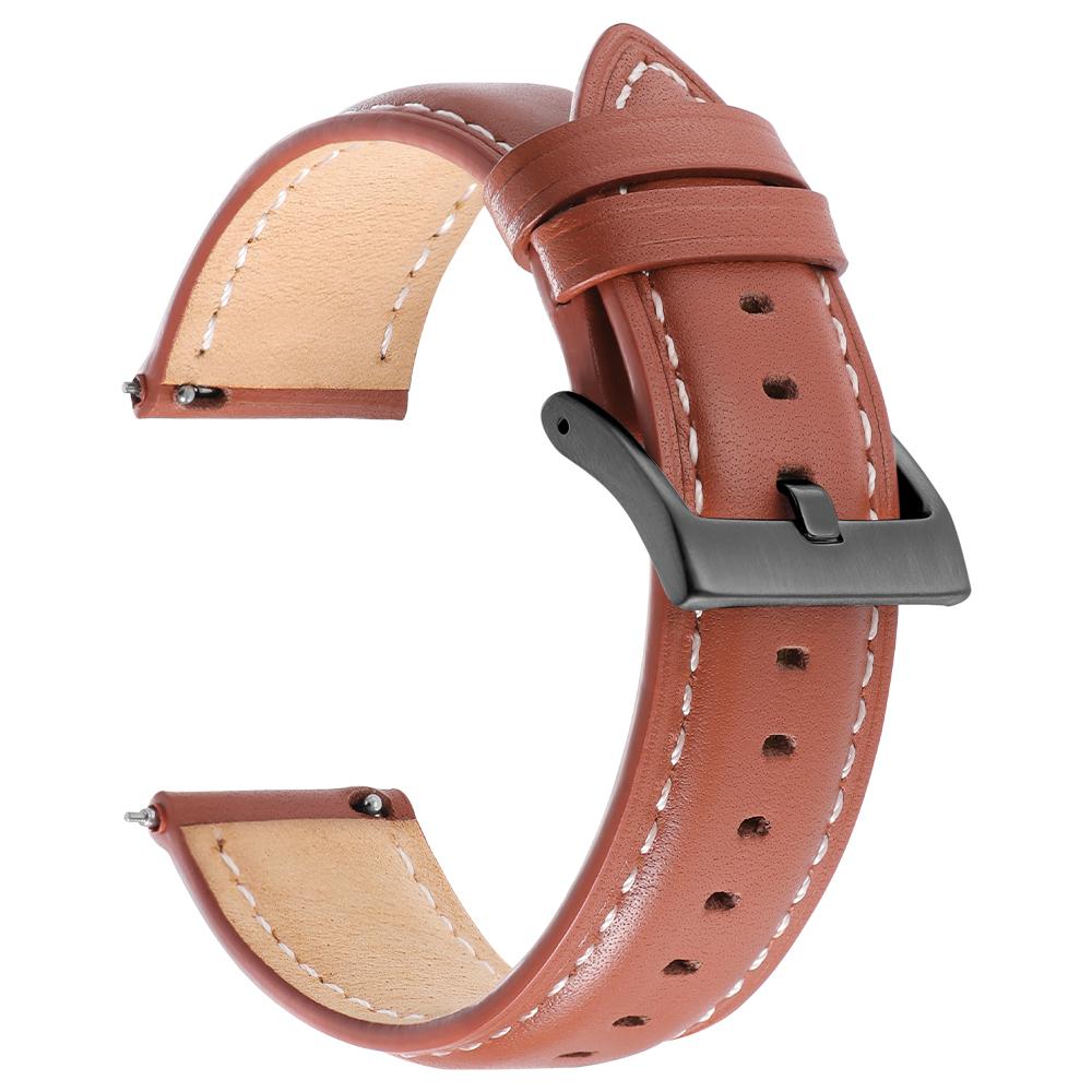 Cinturino per Orologio in Pelle di Vitello Materiale Morbido Cinturino da Polso 18mm 20mm 22mm con Fibbia in Acciaio Inossidabile Accessori per Orologio
