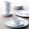 Noritake Deep Plate, 24cm, Arctic White, Microwave and Dishwasher Safe, White Fine Porcelain (White), 91522/4000