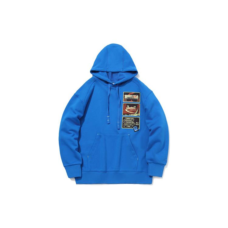 Li Ning Sweatshirt Men s Space Blue AWDQC67-3 L