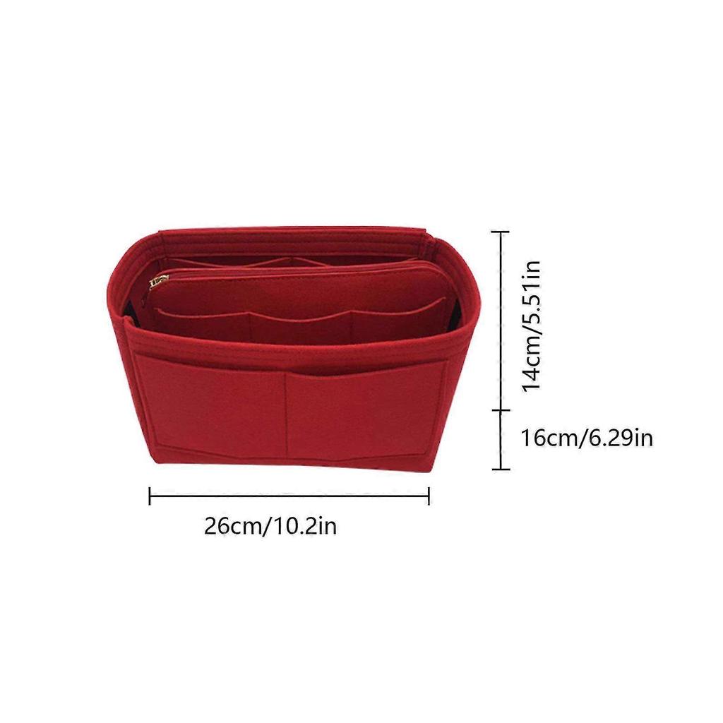 Women 3 Sizes Travel Organizer Handbag Felt Bag Tote Liner Purse Pouch Insert