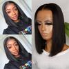 European and American fashion front lace medium and long hair bobo head wig headgear, African front lace wig spot
