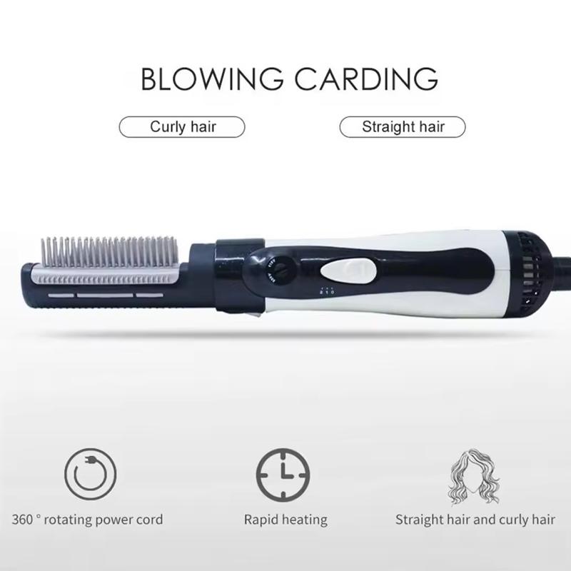 Hair Dryer and Hot Air Brush Professional Negative Ionic Ceramic Volumizer Styler Lightweight One Step Blow Brush Styling Tool