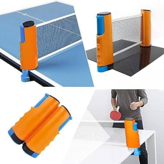 Generic Portable Table Tennis Ping Pong Table Tennis Equipment Net, Retractable, Compact, Net,