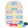 Children'S Sensory Tray Table Color Hairball Game Wooden Tile Montessori Early Education Toys Kids Toys Educational Accessories