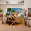 Ballerina Cappuccina Soft Warm Flannel Blankets Comfortable Blanket for Home Decoration Gifting