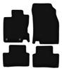 BASIC Black Velour Floor Mats For: Renault Kadjar SUV (2015-)