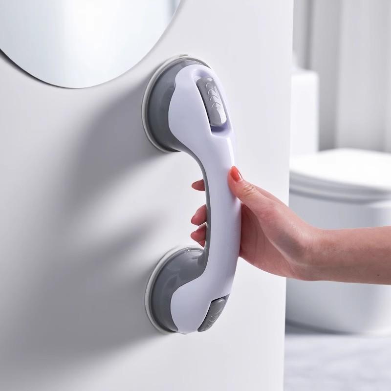 Suction cup - type handrail, bathroom toilet glass door handle non - drilling bathroom handrail, safety handrail for the elderly