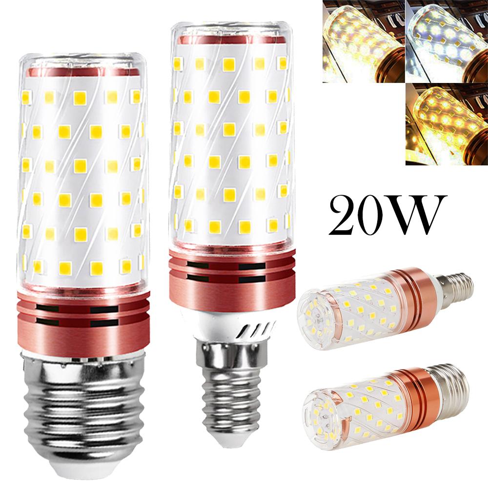 Brightness E27 E14 LED Bulb Corn Lighting Lamp 12W 16W 20W 2835 SMD Lamps 110V 220V Home Decor Replace Halogen Lights White