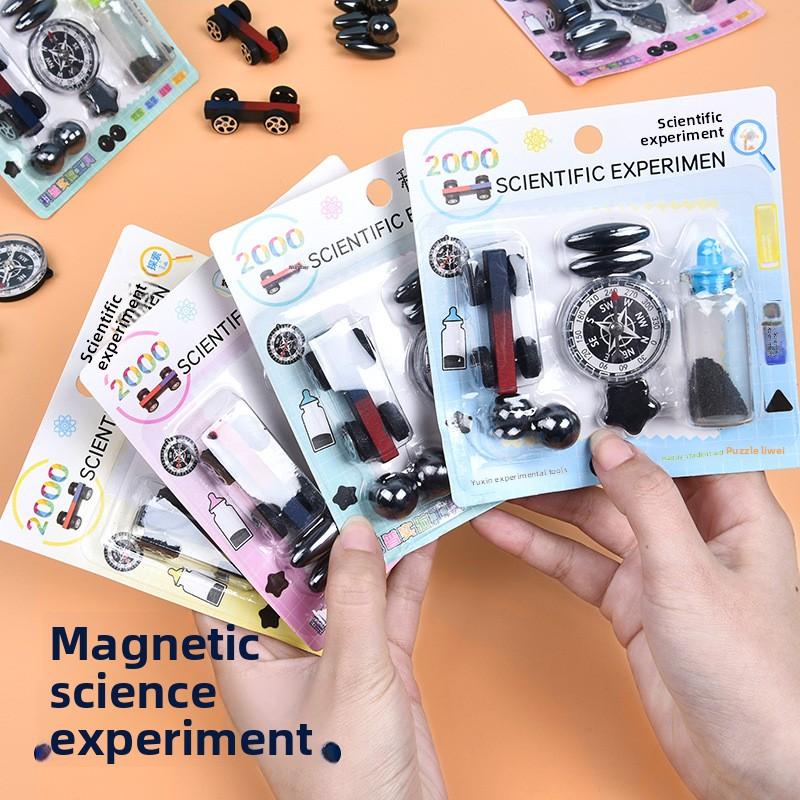 Magnet Compass Science Experiment Set Educational Toy Student Physics Magnetic Power Teaching Aid Magnet Toy Assorted Gift