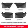 For Tesla Model Y YL Juniper 2025 2026 Door Side Storage Box Fully Covered TPE Front Rear Door Organizer Tray Car Accessories