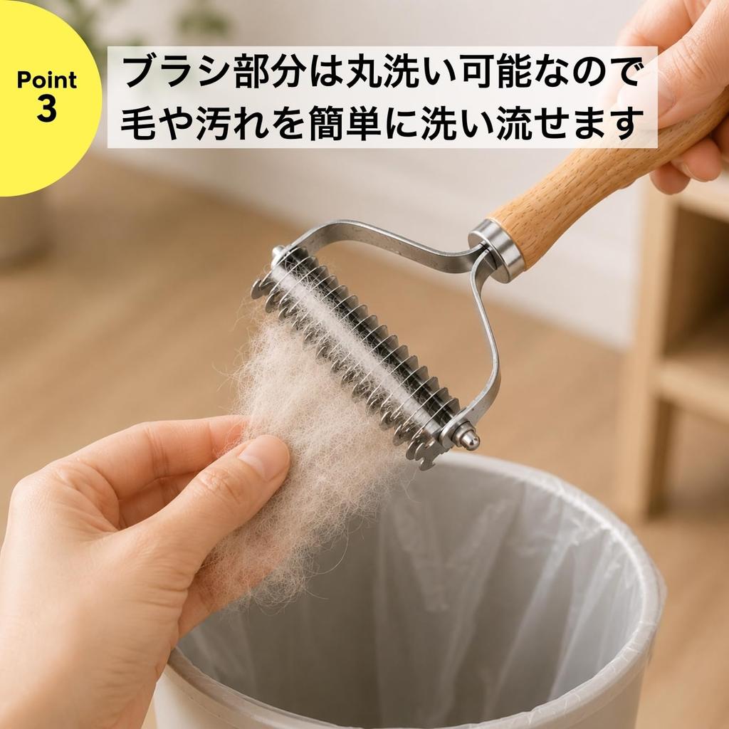 Pet for Dogs and Hair Tangle Shedding Stainless Suitable for Long and Short Size NYANDELMO Double-sided Comb, 1pc, Cats, Remover, Brush, Steel, Hair,