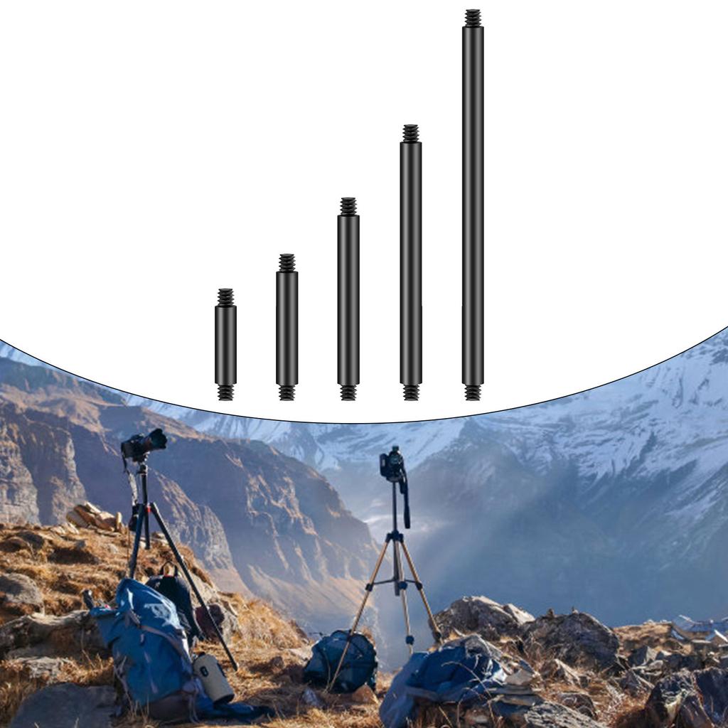 24mm-144mm Long Rod Male 1/4 To Male 1/4 Thread Mount Connecting Screw for DSLR Camera Photo