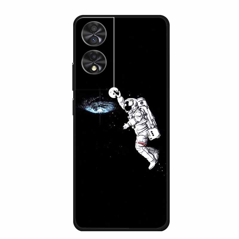 Pouzdro na telefon pro TCL 40 NxtPaper Zadní kryt Pouzdro 6,78" Funda Černý silikon Měkké Coque Pro TCL 40 NxtPaper Pouzdro Skořepina Nárazuvzdorné
