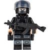 Ninja Warrior Superhero Doll With Weapon Single Building Block Assembly Toy
