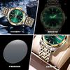 New waterproof business style men's watch luminous calendar men's sports high-end domineering stainless steel watch