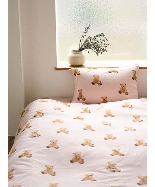 Gelato Pique Sleep Bear Pattern Set PSGG244831PNKS 2-Piece (Single)