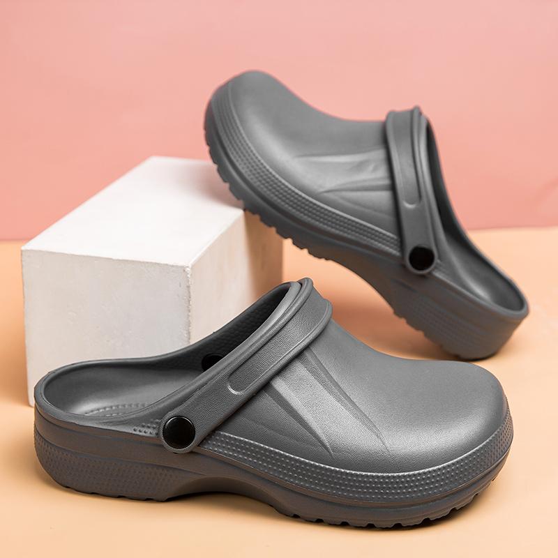 Mode Sommer Freizeit Herren Hausschuhe Küche Herren EVA Wasserdichter Schuh Outdoor Leichte Sandale für Herren Rutschfeste Sandalen Beliebtes Modell