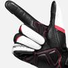 Leather Motorcycle Gloves Black White Racing Genuine Leather Bike Motorbike Road Racing Team Glove Waterproof Men Summer Winter