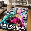 One Punch Man Saitama Cartoon Anime Printed Carpet Flannel Yoga Mat Living Room Bedroom Decoration Non slip Toilet Entrance rug