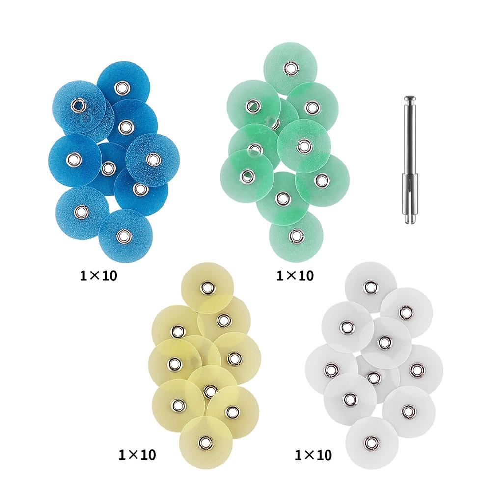 Dental Polishing Discs Gross Reduction Contouring Mandrel Stripes Set Dental Materials Teeth Whitening