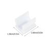 100 Pcs Pen Clip Buckle Whiteboard Holders for Notebook Pencil Clips Adhesive Desk Plastic Bracket