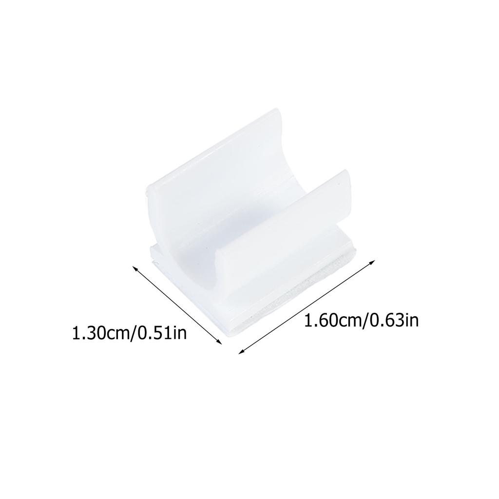 100 Pcs Pen Clip Buckle Whiteboard Holders for Notebook Pencil Clips Adhesive Desk Plastic Bracket