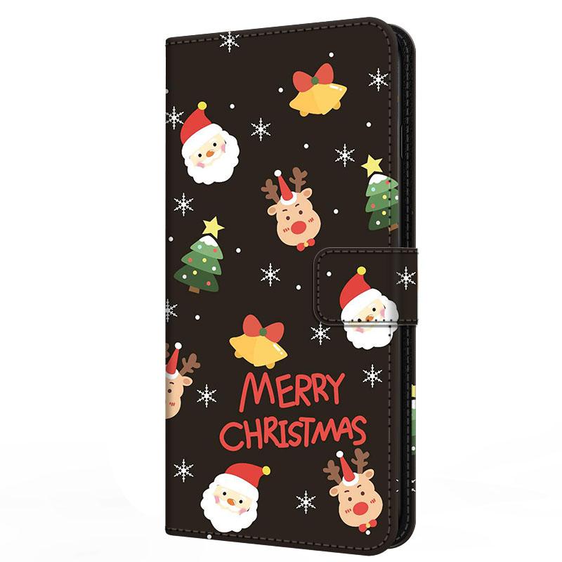 Wallet Cover For Oppo A5 4G 5G Case A5i Pro A5m Flip Stand Book Magnetic Leather Case For Oppo A5x 4G 5G Christmas Cases A 5x