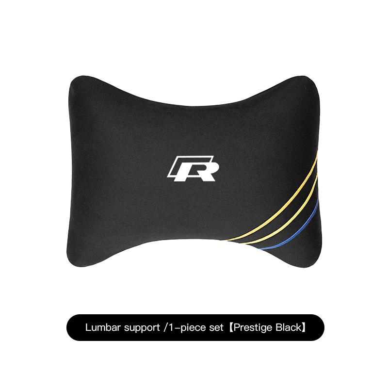 Car Headrest Cover Auto Seat Cover Head Neck Rest Pillow For VW GTI Polo Golf MK6MK7 Passat Atlas Jetta Tiguan Arteon CC Hub Cap
