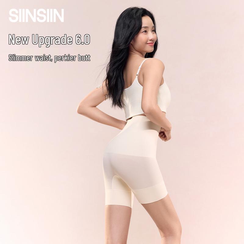 SIINSIIN 6.0 Бесшовные шорты-корректор с высокой талией для контроля живота XL