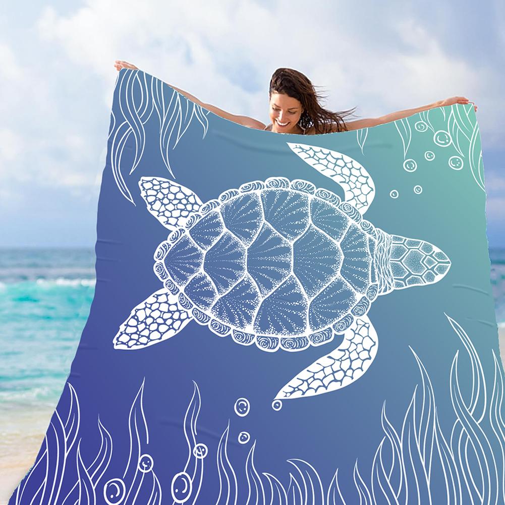 Beach Blanket Sandproof Beach Mat Quick Drying Waterproof Camping Mat Multifunctional Lightweight for Travel Camping Hiking
