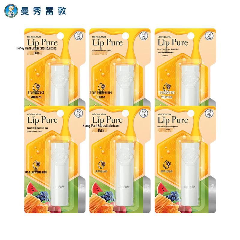 Mentholatum Медовый Ботанический Бальзам для Губ 6 шт.