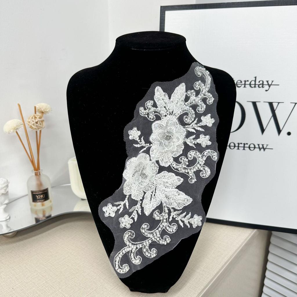 Heavy Industry Embroidery Colorful Beads Decal Decorative Accessories Three-Dimensional Flowers Nail Beads To Flowers