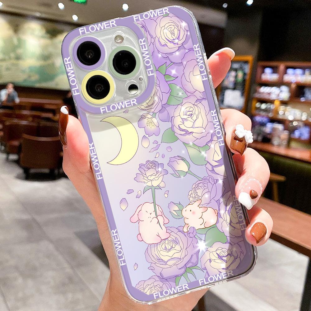 

Чехол для телефона iPhone 11 13 XR 15 14 Pro Max iPhone 12 16 7 8 Plus XS Max Samsung A15 A55 A05 A54 Redmi 12 13C Note 13 9 10 OPPO A16 A18 Vivo Y17S Y12 Xiaomi POCO C65 фиолетовый