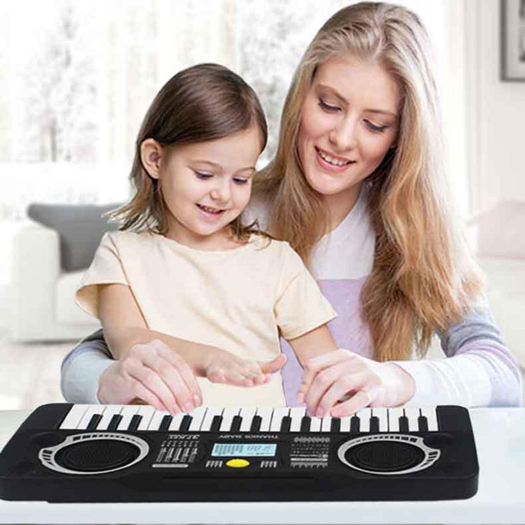 LED Display 37 Keys Digital Keyboard Portable Electronic Piano for Kids Beginner Early Education Music Instrument Toy