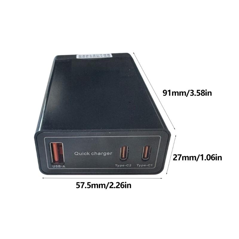 Fast Speed USB And Type C 3 Port Charger For 36V 48V 60V 72V 84V Electric Bicycles With Overloads Protections