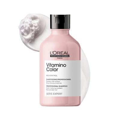 L'OrÃ©al Professionnel Vitamino Color Shampoo For Coloured Hair | Professional Color Protect Shampoo | 8 Weeks Against Color Fading with 48h Long L